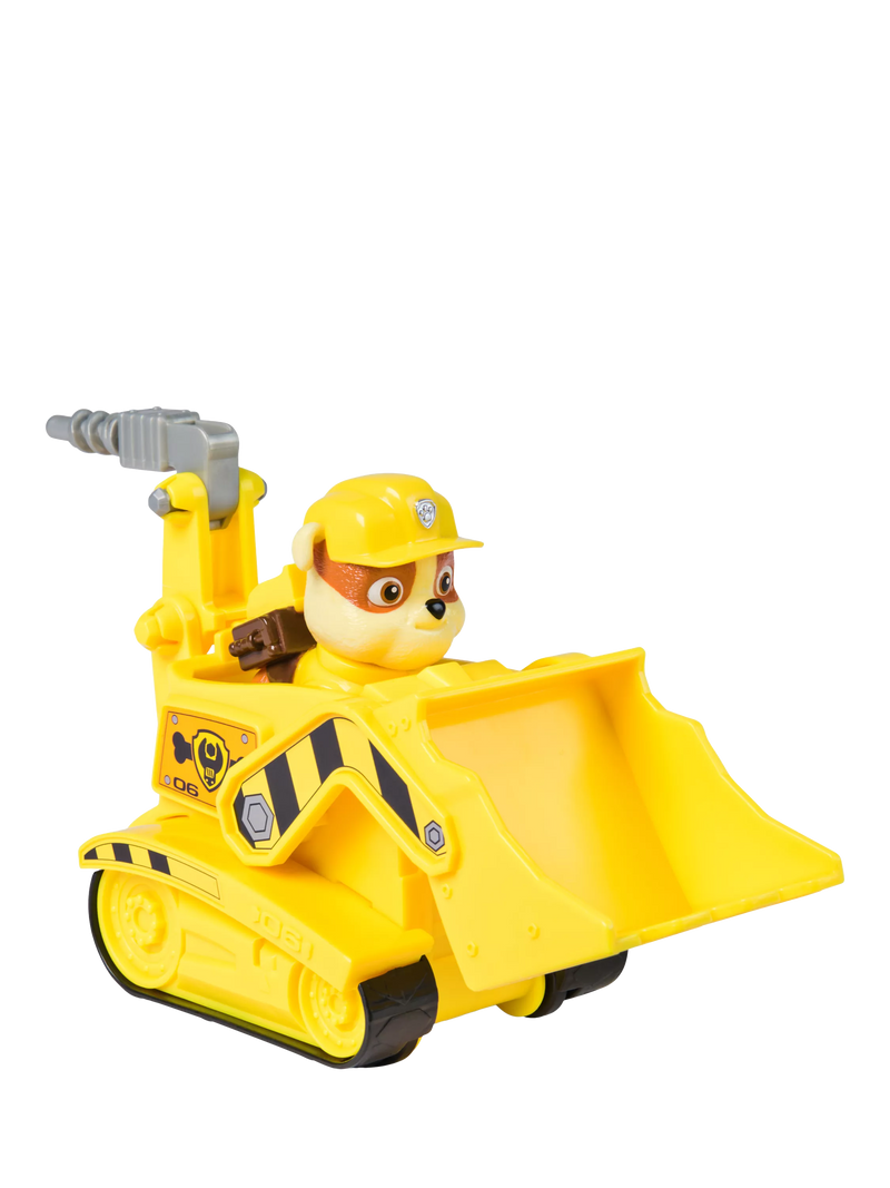 Paw Patrol Rubble Bulldozer toy vehicle with construction parts (British brand)