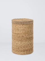 John Lewis John Lewis Bulrush Cord Trim Laundry Basket, Natural- Buy online at McGrocer