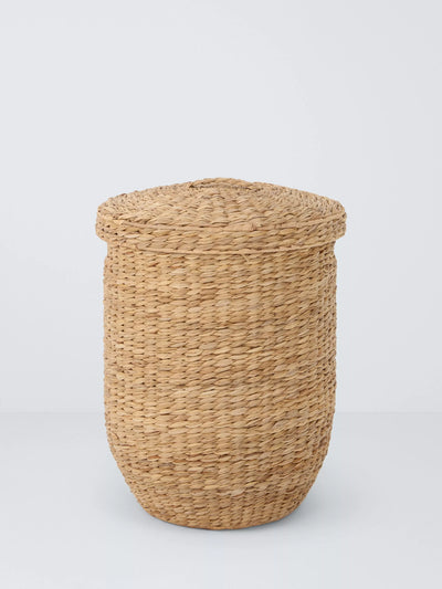 John Lewis John Lewis Bulrush Circle Laundry Basket, Natural- Buy online at McGrocer