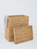 John Lewis double laundry basket natural bulrush, UK version