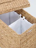 John Lewis double laundry basket natural bulrush, UK version