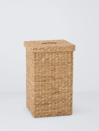 John Lewis John Lewis Bulrush Single Square Laundry Basket, Natural- Buy online at McGrocer