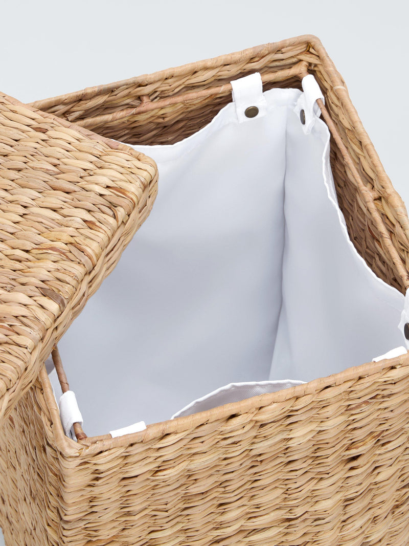 John Lewis Bulrush Single Square Laundry Basket, UK version