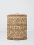 John Lewis natural seagrass corner laundry basket (British brand)