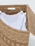 John Lewis natural seagrass corner laundry basket (British brand)
