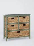 John Lewis sage bathroom storage unit with bulrush drawers, UK version