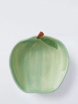 John Lewis John Lewis X Deliciously Ella Apple Hand Painted Stoneware Serving Bowl, 15cm, Green- Buy online at McGrocer