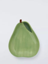 John Lewis John Lewis X Deliciously Ella Pear Hand Painted Stoneware Serving Bowl, 26cm, Green- Buy online at McGrocer