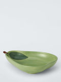 Deliciously Ella pear stoneware serving bowl 26cm green (British brand)