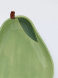 Deliciously Ella pear stoneware serving bowl 26cm green (British brand)