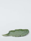 John Lewis x Deliciously Ella kale-shaped stoneware platter 40cm (British brand)