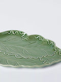 John Lewis x Deliciously Ella kale-shaped stoneware platter 40cm (British brand)