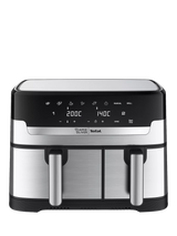 John Lewis Tefal Jamie Oliver Dual Drawer Air Fryer & Grill, 8.3L, Stainless Steel- Buy online at McGrocer