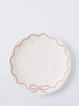John Lewis John Lewis Flora Bow Fine China Side Plate Pink 20cm- Buy online at McGrocer