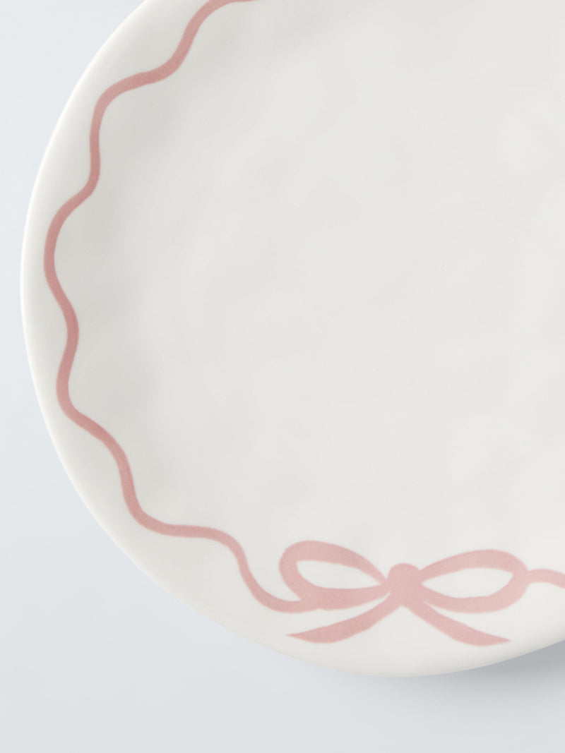 John Lewis Flora Bow pink side plate 20cm, UK version