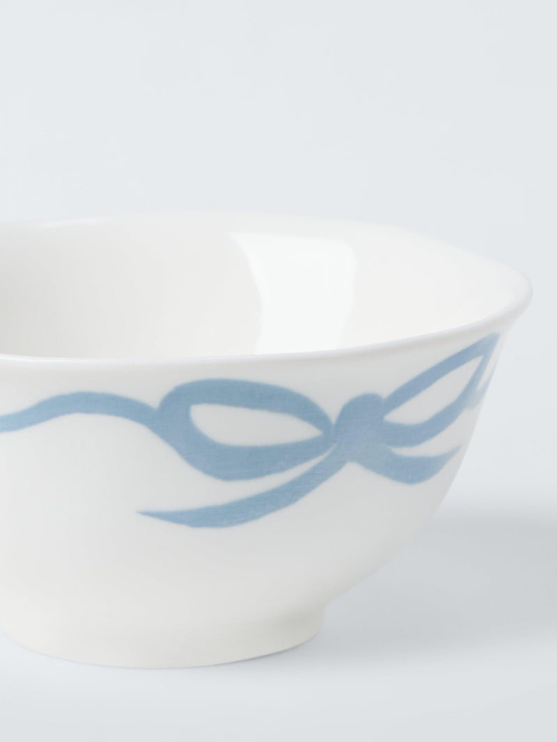 John Lewis blue bow fine china cereal bowl 15cm (British brand)