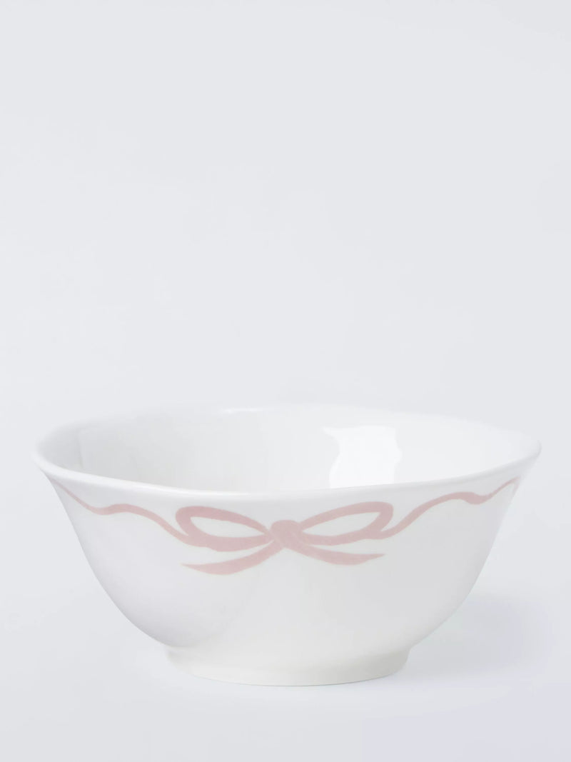 John Lewis pink fine china cereal bowl 15cm (British brand)