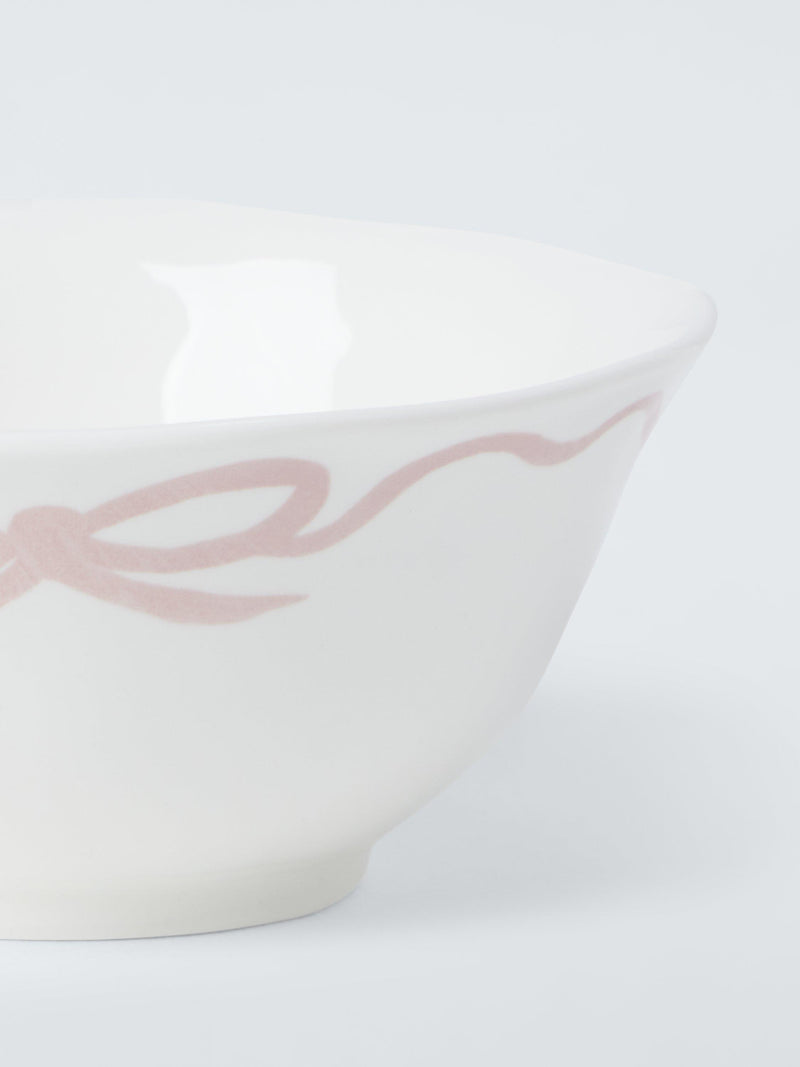 John Lewis pink fine china cereal bowl 15cm (British brand)