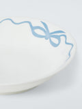 John Lewis Flora Bow fine china pasta bowl 21.5cm blue (British brand)