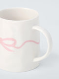 John Lewis Flora Bow pink mug 440ml, UK version