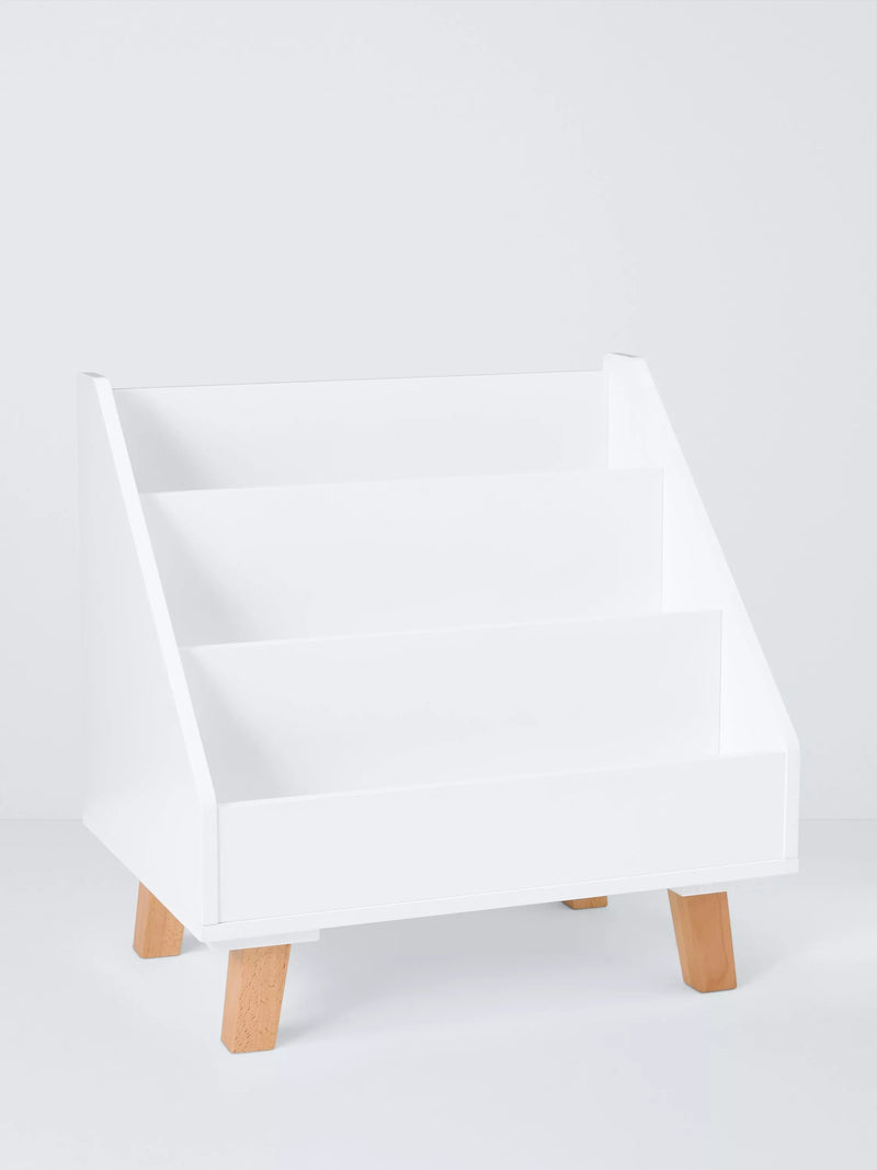 John Lewis Aran white book storage unit - imported from the UK