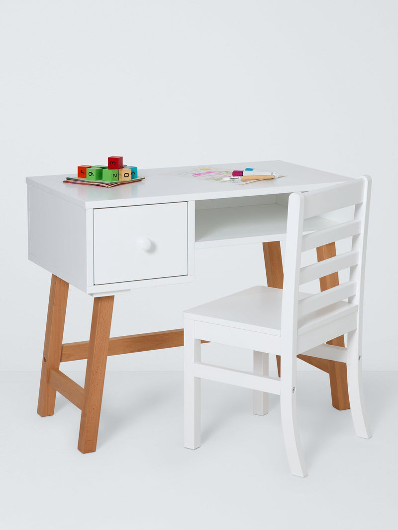 John Lewis Aran white toddler desk (British brand)
