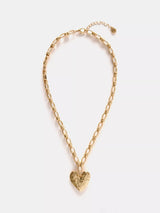 John Lewis Mint Velvet Hammered Heart Pendant Necklace- Buy online at McGrocer