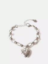 John Lewis Mint Velvet Gold Tone Heart Charm Bracelet 16cm- Buy online at McGrocer