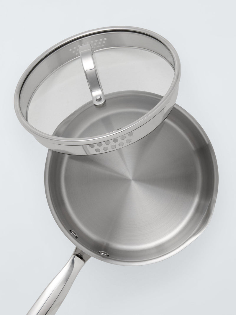 John Lewis 5-piece cookware set induction compatible (British brand)