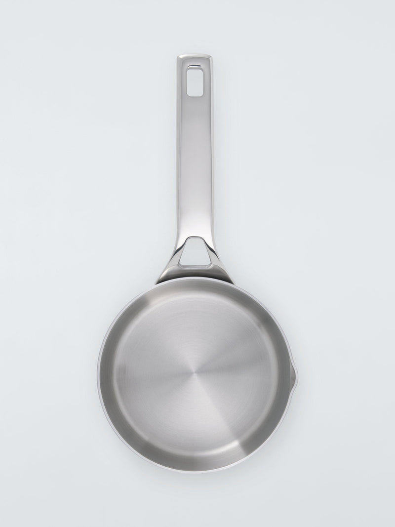 John Lewis 5-Ply Thermacore stainless steel milk pan 14cm - British product