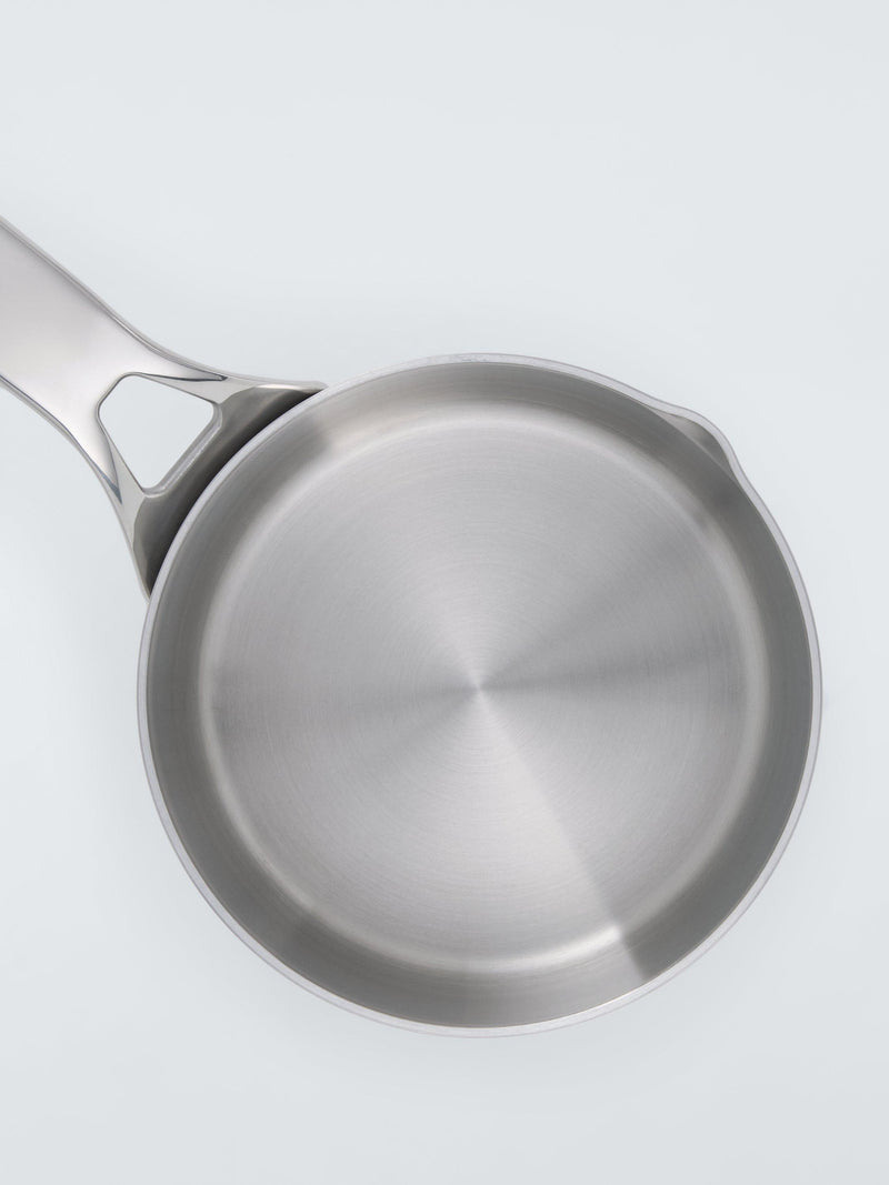 John Lewis 5-Ply Thermacore stainless steel milk pan 14cm - British product