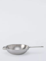 John Lewis John Lewis 5-Ply Thermacore Stainless Steel Uncoated Wok with Helper Handle, 30cm- Buy online at McGrocer