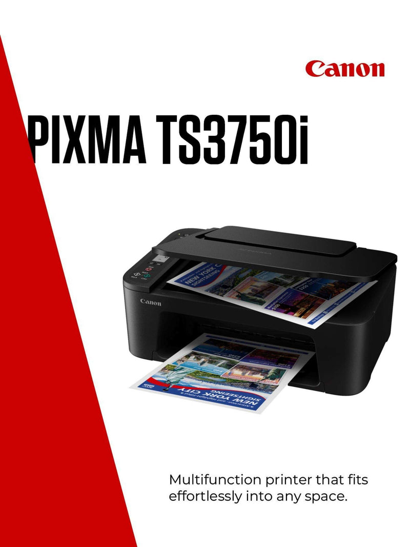 Canon PIXMA TS3750i wireless all-in-one printer black - British product
