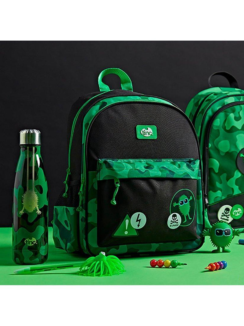 Tinc Kids Hugga Camo backpack green (British brand)