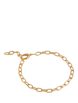 John Lewis ENAMEL Copenhagen Medium Charm Bracelet Gold 19 cm- Buy online at McGrocer