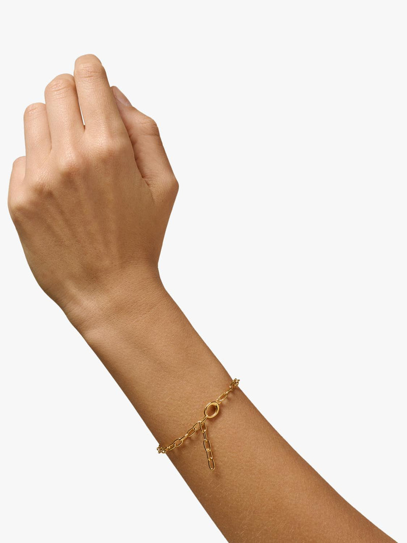 ENAMEL Copenhagen gold charm bracelet medium (British brand)