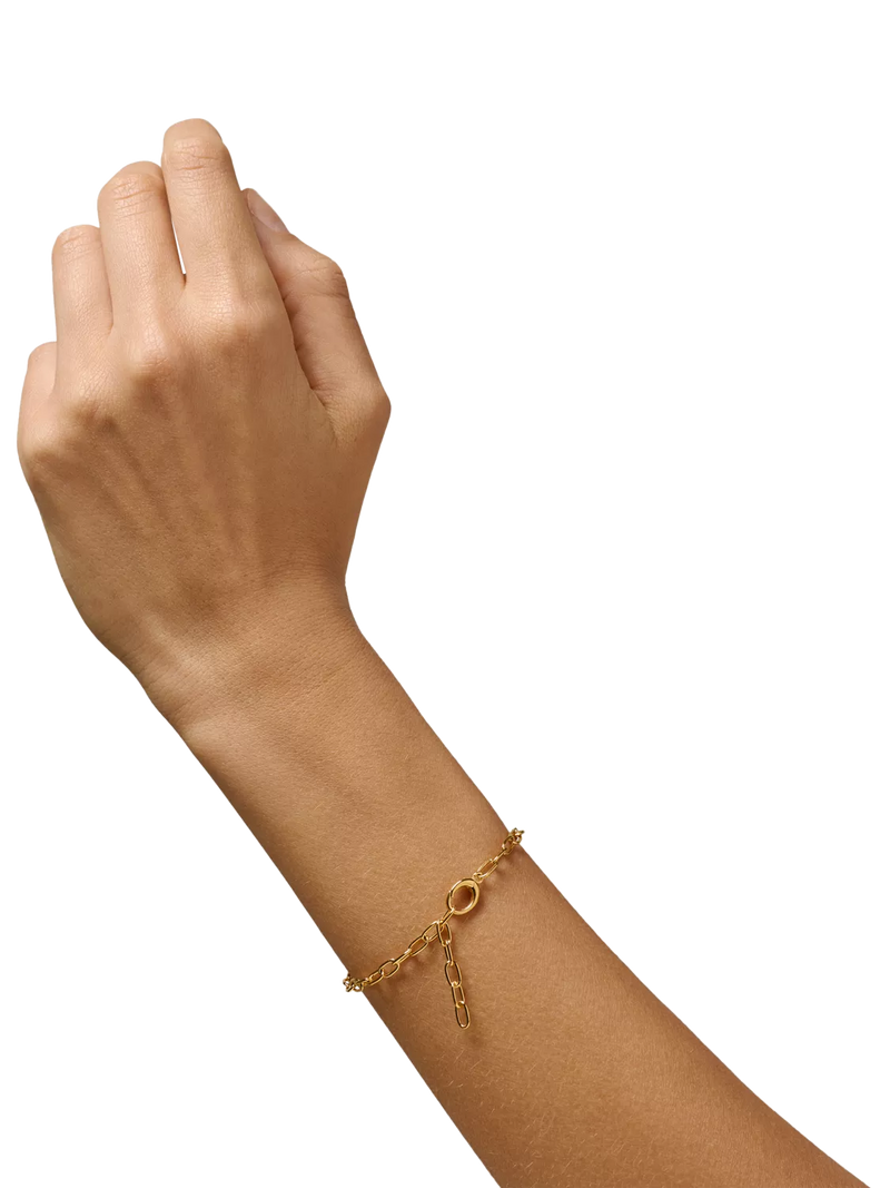 ENAMEL Copenhagen gold charm bracelet medium (British brand)