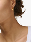 ENAMEL Copenhagen organic clover charm gold 8.5mm (British brand)