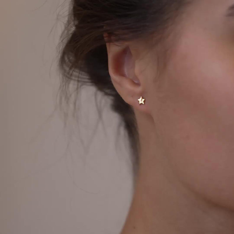 ENAMEL Copenhagen Star Energy stud earrings, imported from the UK