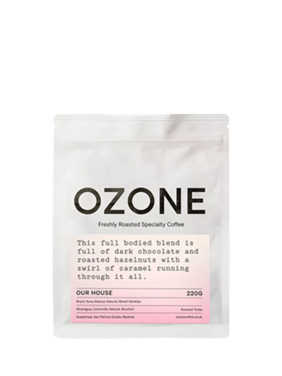 John Lewis beanz Ozone Coffee Our House Whole Bean Coffee, 220g- Buy online at McGrocer