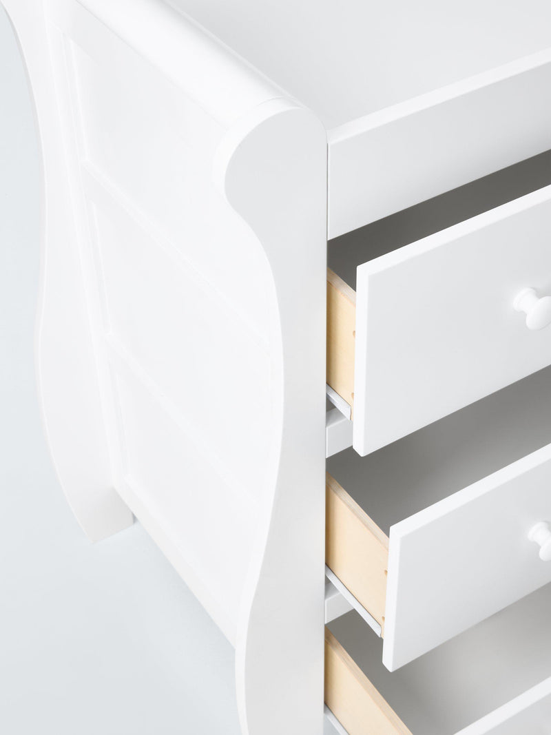John Lewis Noa changing table dresser in white, imported from the UK