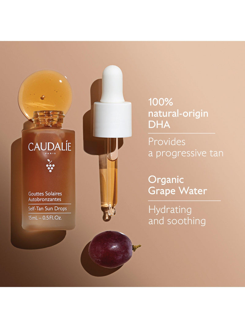 Caudalie self-tan drops Vinobronze 15ml, imported from the UK