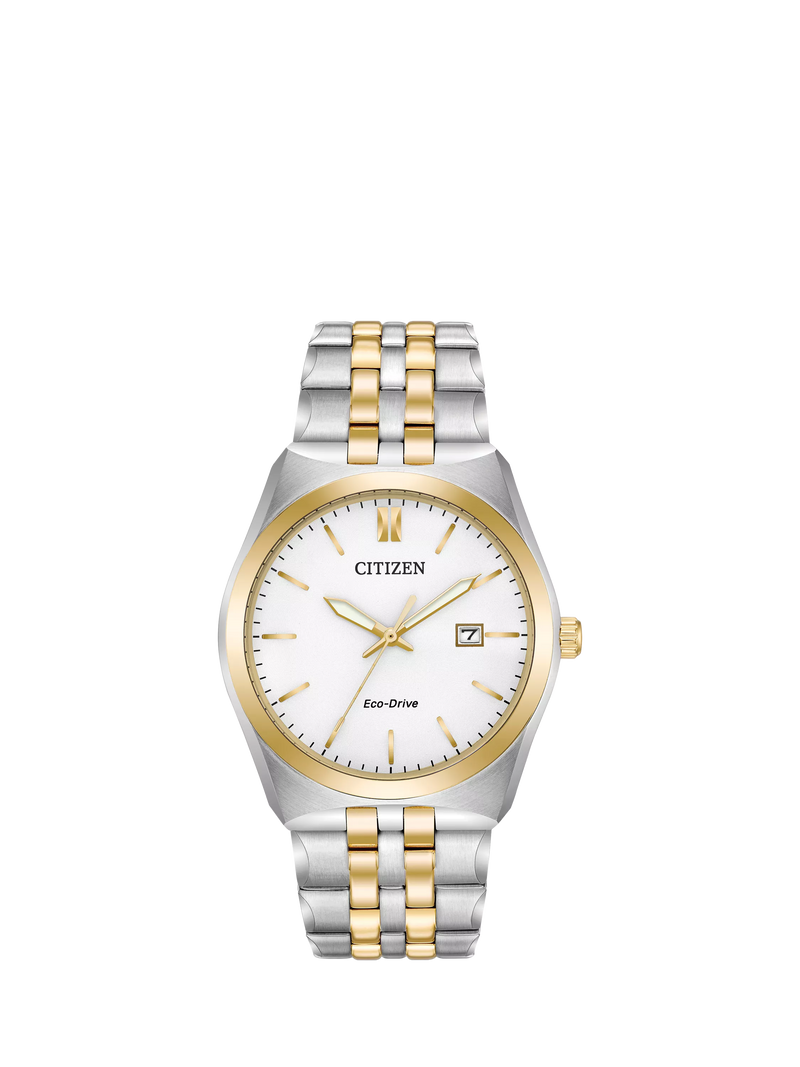 Citizen Corso men's watch white dial date window (British brand)