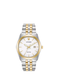 Citizen Corso men's watch white dial date window (British brand)