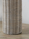Pacific Anika woven rattan table lamp, UK version