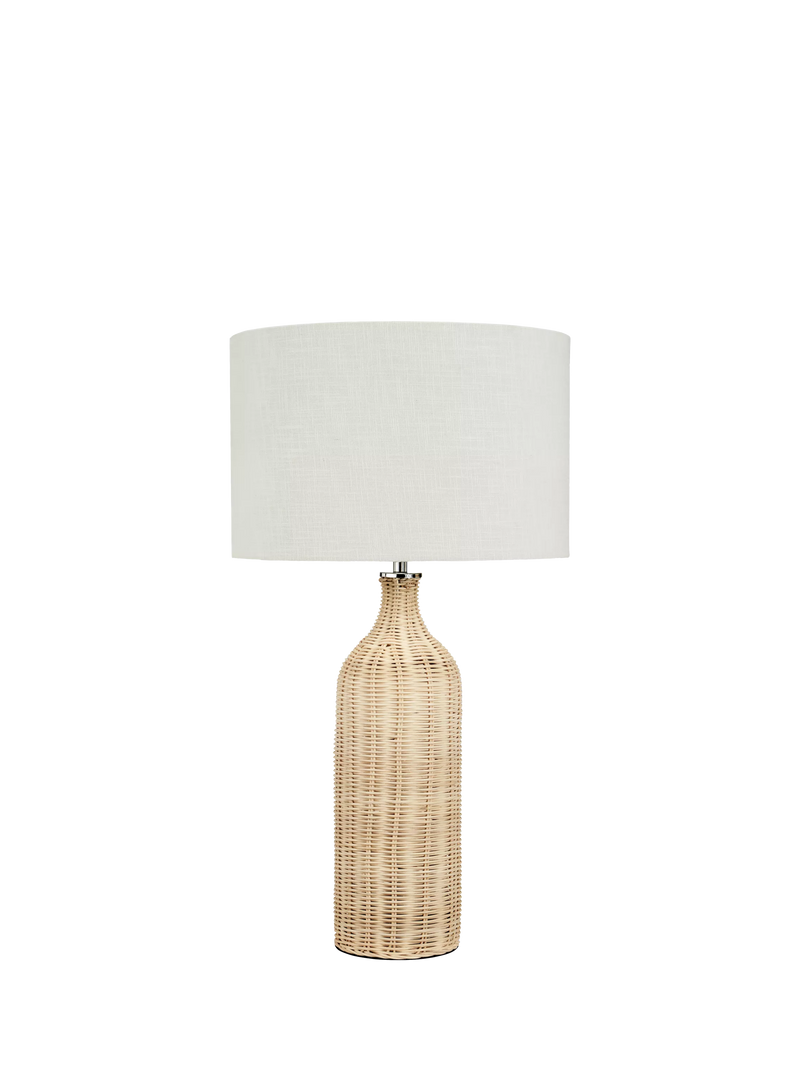 Pacific Anika Woven Rattan Table Lamp Medium