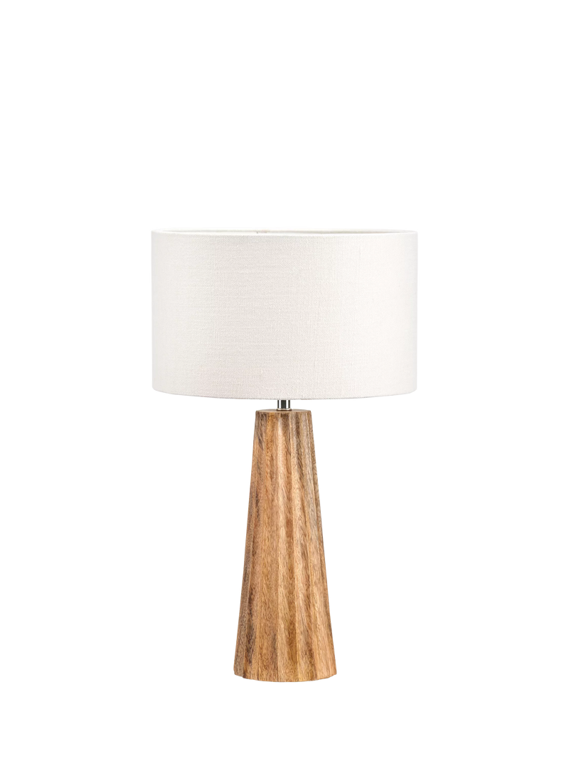 Pacific Draydon Mango Wood Table Lamp Medium