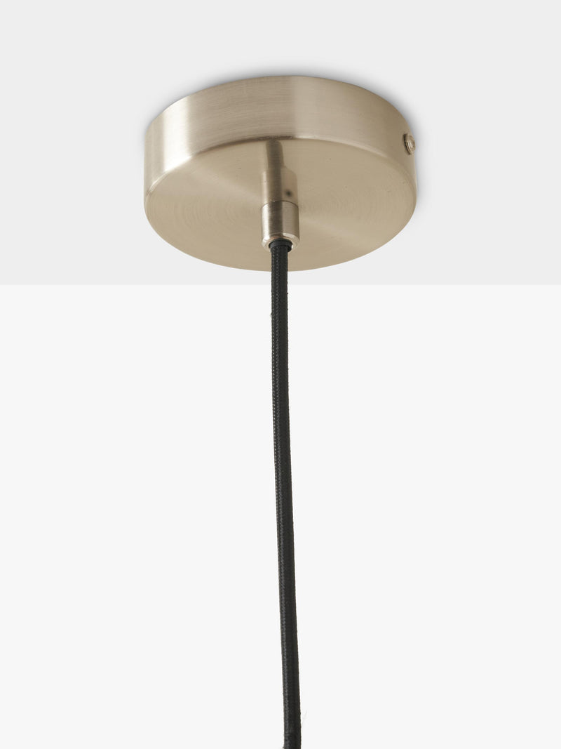 Pacific Clio long glass shade pendant ceiling light 123cm - British product