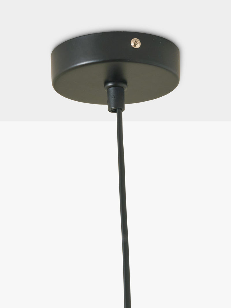 Pacific woven rattan pendant ceiling light black 39cm - British product