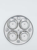 John Lewis non-stick egg poacher insert 4-hole stainless steel (British brand)